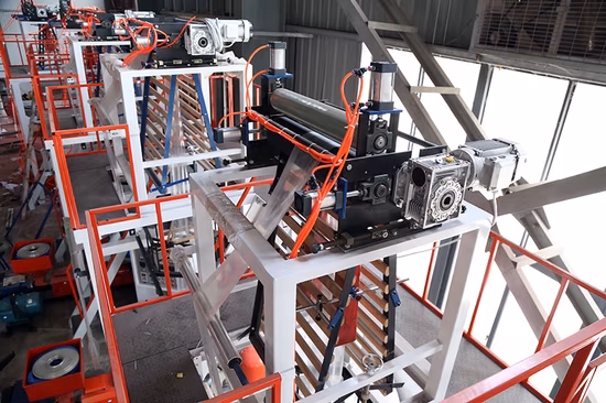 대만 유형 생분해성 PLA Pbat 옥수수 전분 CaCO3 단층 HDPE LDPE 플라스틱 필름 압출기